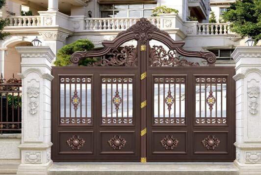 萬(wàn)科紅郡小區(qū)選擇我們鋁藝大門(mén)廠家的產(chǎn)品(圖1)